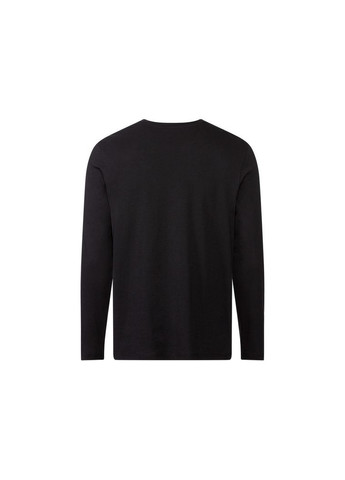 Футболка-лонгслів набір 2 шт. для чоловіка LIDL 436235 Різнобарвний Livergy однотонний комбінований повсякденні бавовна, трикотаж