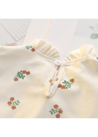 Бежевое детское платье с принтом No Brand (335032814)