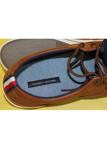 Коричневые кеды мужские, размер 45,5 Tommy Hilfiger