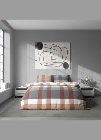 Постельное белье, Поплин, с принтом, Евро,L-2040 Lelit (316632578)