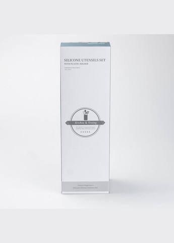 Набор кухонных принадлежностей с подставкой 11 шт поварской набор 32 см • 28 см • 24 см HP27475 TS Kitchen коричневые,