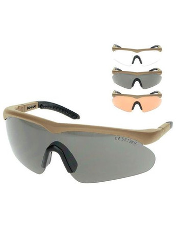 Очки тактические Баллистические С сменными линзами SWISS EYE RAPTOR COYOTE (15620005) 10162 Mil-Tec (292132421)
