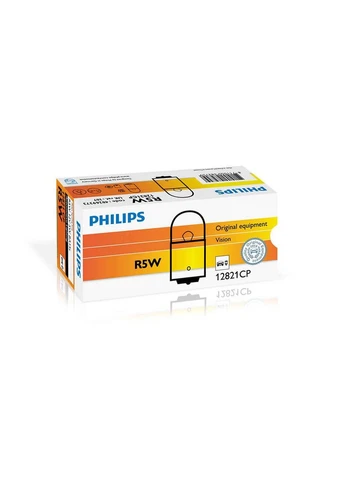 Покажнена лампа розжарювання 12821CP R5W 12 V 5 W BA15s Philips (394192178)