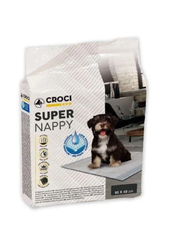 Пелюшки для собак Super Nappy 60х40 см ЦІНА ЗА 1 ШТ C6028478 Croci (266274373)