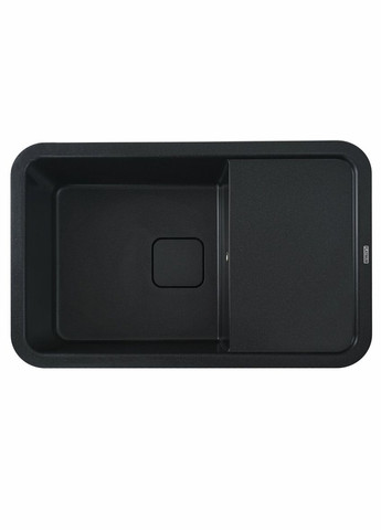 Гранитная мойка для кухни 7850 CUBE матовая Черный металлик Platinum (336936462)