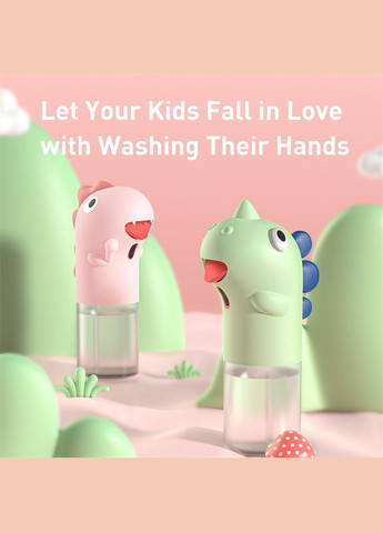 Дозатор мыла пены для детей сенсорный Minidinos hand washing machine (no soap) Baseus (279554082)