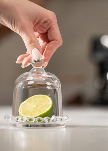 Лимонниця з кришкою, 9 см, скло AR2603L Ardesto (335081148)