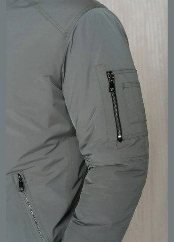 Оливкова демісезонна весняна чоловіча куртка великого розміру SK