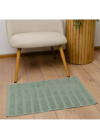 Махровое полотенце для ног с полосками 50х70см 450г/м2 (Мятный) GM Textile мятный