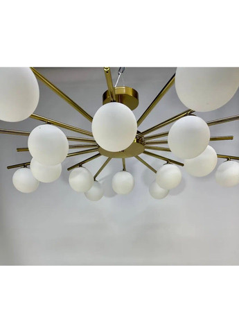 Світлодіодна люстра Промені 5009 (Золота) на 10 плафонів No Brand (331639648)