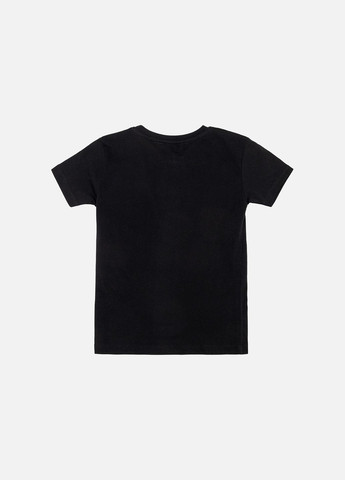 Черная летняя футболка с коротким рукавом для мальчика цвет черный цб-00244140 Ifba
