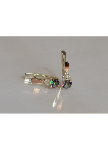 Срібні сережки з золотом Silver Style (367112308)