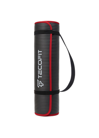 Коврик/мат NBR с отделкой края тканью 183x61x1 см Blue-Black + чехол-сумка в подарок (TOP18124795/1) TECOFIT (370439618)