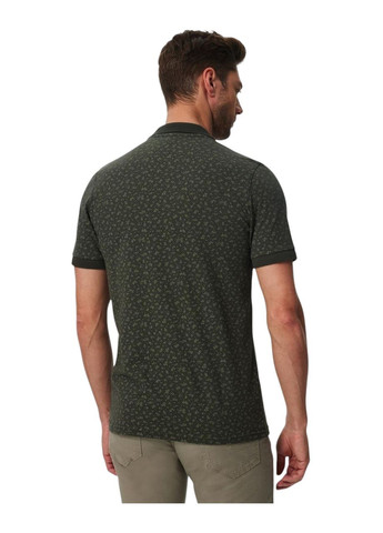 Зеленая футболка-футболка-поло мужская newbernard для мужчин Lee Cooper с абстрактным узором