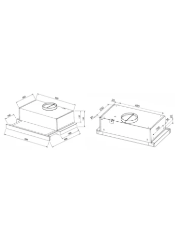 Витяжка TLT 650 LED 60 BL (6881882) Jantar (314777276)
