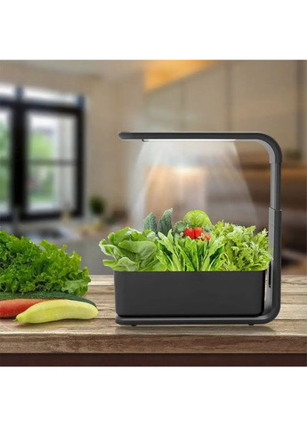 Гідропонна система гоубокс Smart з LED підсвіткою для домашнього вирощування саду, потужність 15 Вт посадочних місць 3 No Brand (346533687)
