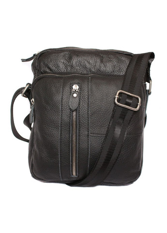 Мужская кожаная сумка 300123 черная No Brand (370848466)