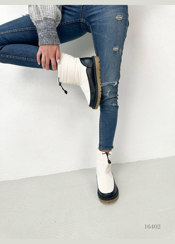 Жіночі стильні дутіки водонепроникта плащівка світлий беж No Brand (306548712)