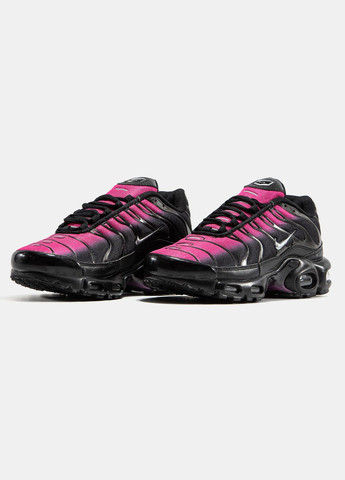 Розовые демисезонные кроссовки мужские и женские nike air max tn plus pink black | найк аир макс тн плюс розовые No Brand