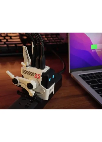 Зарядний пристрій мережевий Alpha65 65Вт 2XUSBC/USB-A GravaStar (360410745)