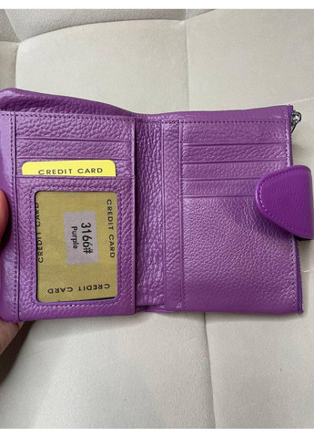 Жіночий шкіряний середнього розміру закривається на кнопку No Brand (370381546)