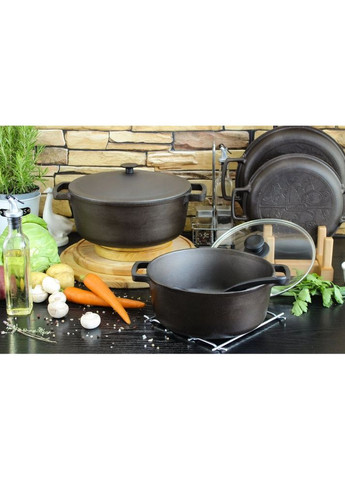 Каструля 6 л Black (P-6L-2) Brizoll (314765799)