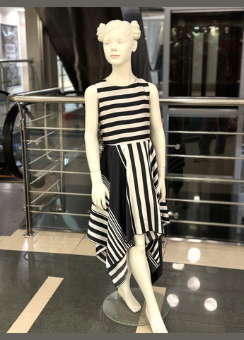 Чёрно-белое платье праздничное подростковое tbt267 черно-белое To Be Too (331155599)