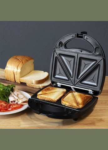 Вафельниця бутербродниця сендвічниця гриль електрична 4 в 1 зі знімними формами CB-1074 Pro Crownberg (306716503)