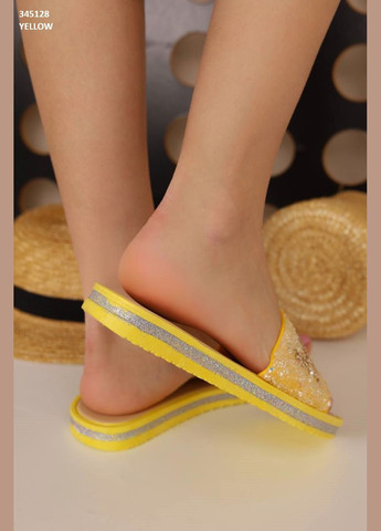 Жіночі шльопанці жовтого кольору Flip Flops (284722300)