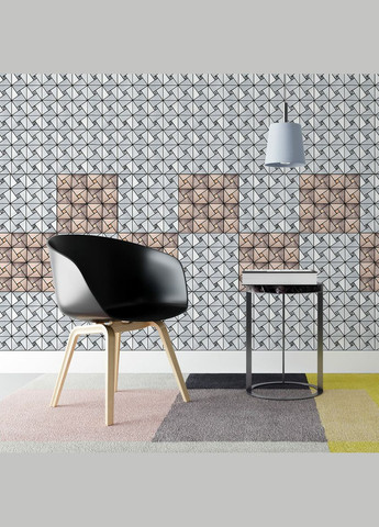 Самоклеящаяся алюминиевая плитка со стразами 300х300х3мм (D) SW-00001774 No Brand (316050947)