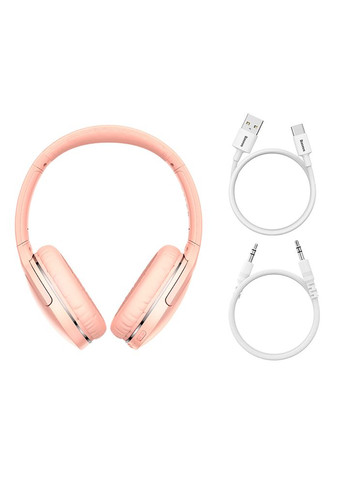 Бездротові накладні навушники Encok Wireless headphone D02 Pro Pink Baseus (369623737)