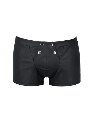Мужские кожаные боксеры с клапаном 050 Short Patrick Black - CherryLove Passion (296623500)