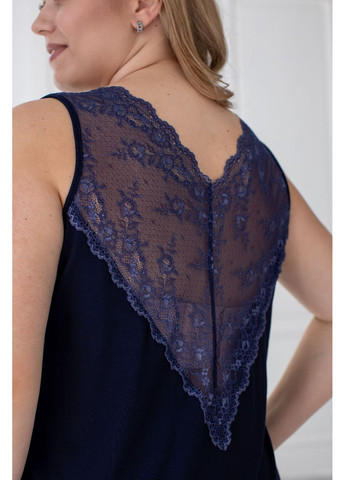 Синя всесезон піжама жіноча на кожен день батал пс1220 синій MiaNaGreen