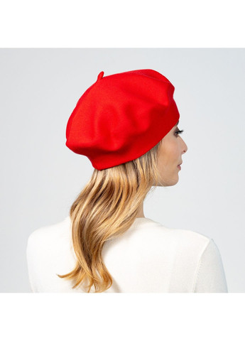 Берет женский вискоза красный ЛЕЙЛА LuckyLOOK 614-802 (322789407)