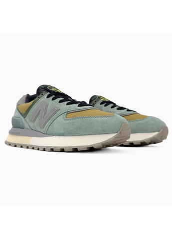 КРОСІВКИ ЖІНОЧІ NEW BALANCE 574 LEGACY STONE ISLAND OLIVE YELLOW НЬЮ БЕЛАНС 574 No Brand комбіновані демісезони (367171823)