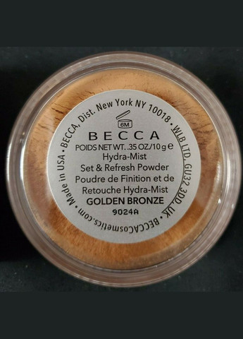 Пудра освіжаюча бронзуюча HydraMist Set & Refresh Powder Golden Bronze Becca (278773614)