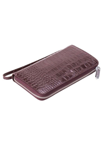 Портмоне Клатч 0709-57 коричневого цвета Karya (347327055)