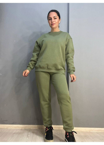 Брюки женские 24-13 спортивные штаны джоггеры резинка на талии утепленные PEPPER MINT (304548482)