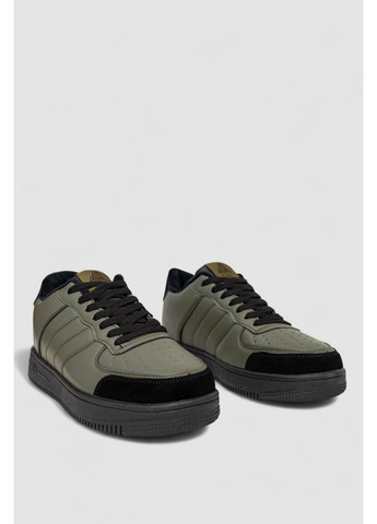 Оливковые (хаки) кроссовки мужские зимние на меху, цвет хаки, 248rh201 Ager