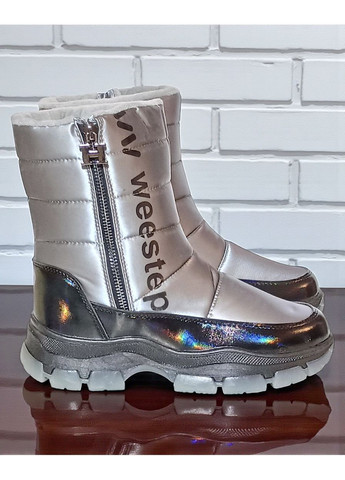 Зимові дутики на овчині, зимові черевики для дівчини підлітка Вістеп Weestep (365956898)