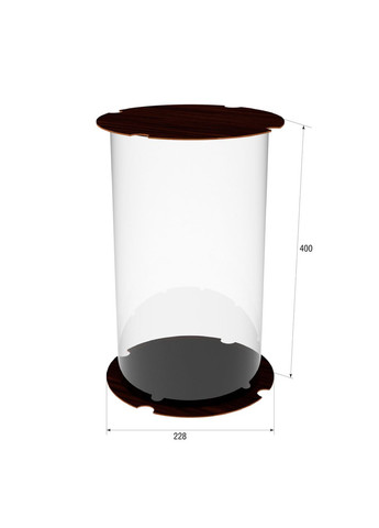 Коробка для тортів, квітів та подарунків 200х400 Ekostar (368306266)