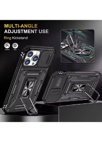 Ударостійкий чохол Camshield Army Ring для Apple iPhone 13 Pro Max (6.7") Epik (390133134)