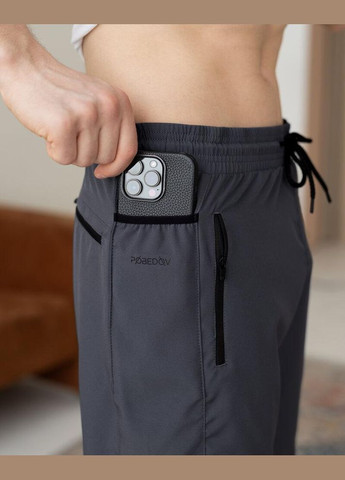 Мужские летние шорты софт темно-серые No Brand (346085309)