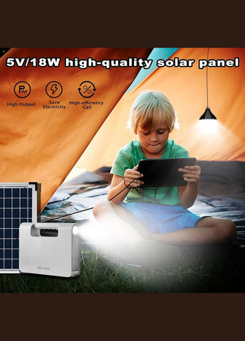 Портативная солнечная станция 25000 mAh 80W (5002388) WAWUI (300854086)