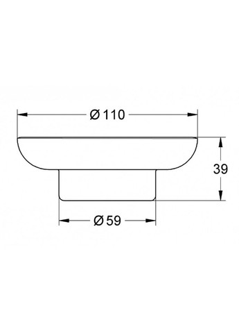 Essentials Мыльница, стекло Grohe (322294778)
