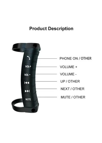 Автомобильный универсальный пульт для руля DQX-Q1 (1 пульт) No Brand (332637572)