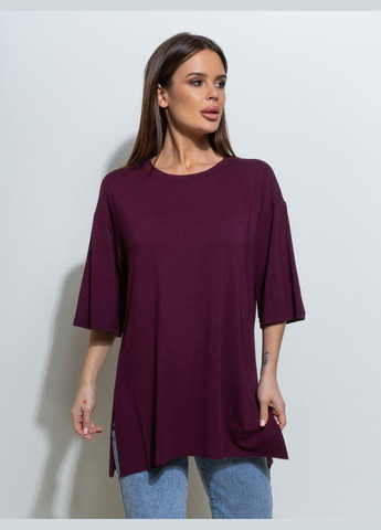 Стильна оверзайз футболка з розрізами No Brand - (322886768)