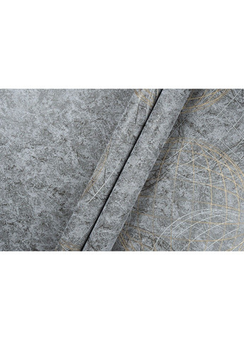 Флизелиновые обои вспененный винил LS Vinil Sphere ДХС-1584/5 черный (1,06х10,05м) Vinil Wallpaper Factory (316476671)