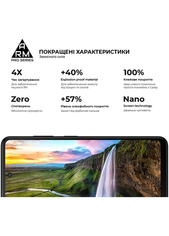 Захисне скло Pro для HMD Fusion Black (ARM84346) ArmorStandart (372985638)