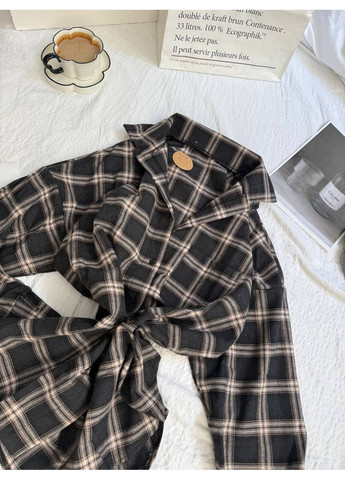 Жіноча сорочка в клітинку No Brand (360527177)